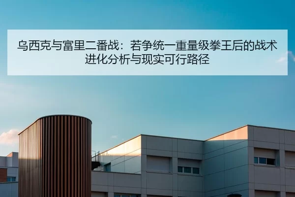 乌西克与富里二番战：若争统一重量级拳王后的战术进化分析与现实可行路径